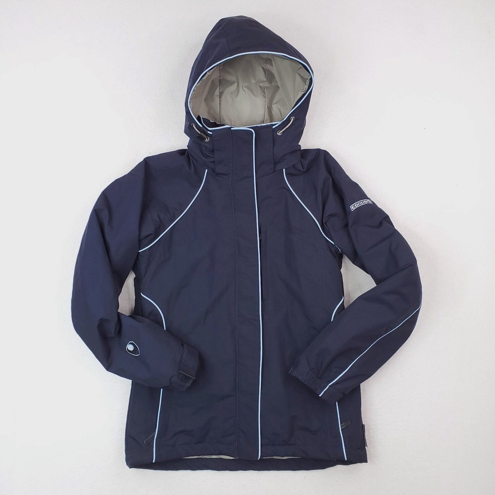 Columbia Jacket‎ Womens Small Blue Convert Ski Coat Snowboarding Waterproof